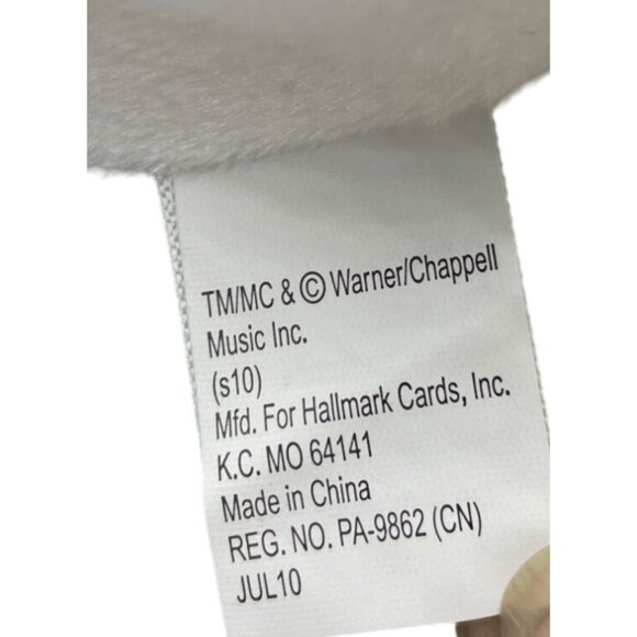 Hallmark Frosty The Snowman Singing Dancing Spinning Christmas Plush Tested - Picture 10 of 16